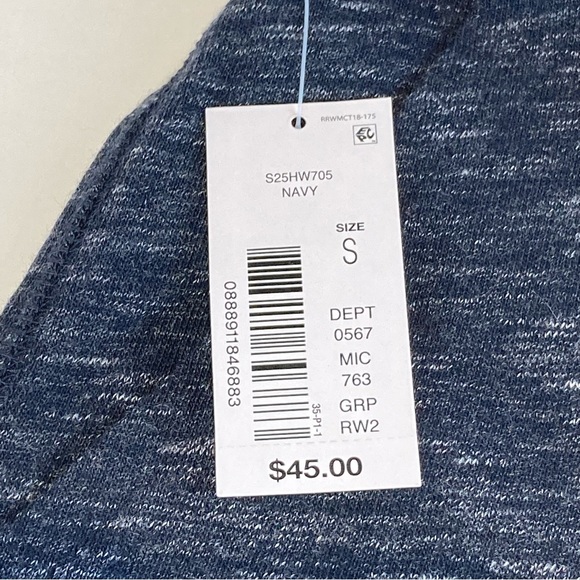 Rowm Solid Nep 7" Inseam Knit Shorts Grey Size S NWT - Picture 6 of 17